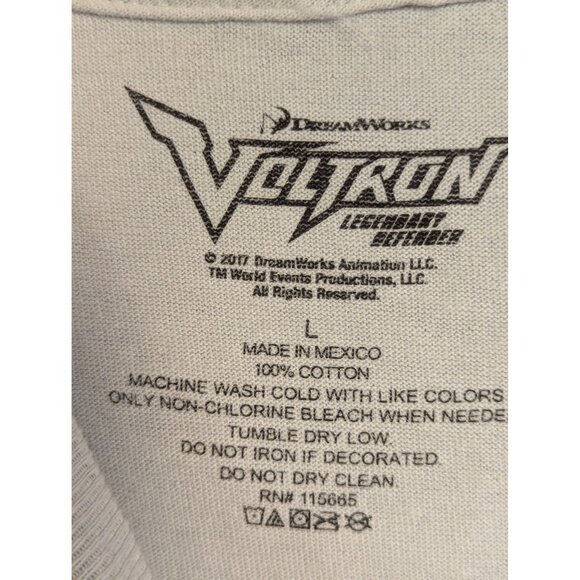 Voltron Legendary Defender Graphic Tee Shirt Size L - Picture 2 of 3